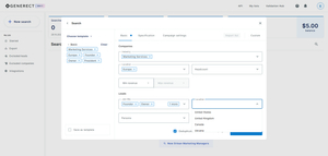 Generect screenshot