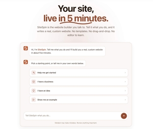 SiteSpin screenshot