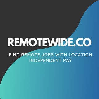 Remotewide - Finds remote jobs with location independent pay screenshot