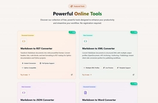 ToMarkdown screenshot