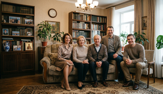 Kinpict is an AI-powered family photo generator screenshot
