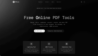 PDFuck - Free Online PDF Tools screenshot