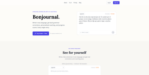 Bonjournal screenshot
