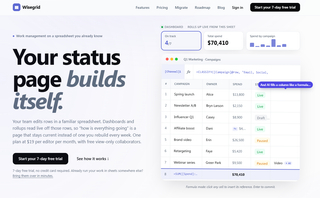 Wisegrid screenshot