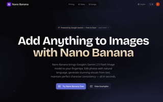 Nano Banana AI screenshot