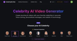 Celebrity AI screenshot