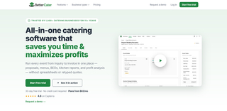 Better Cater - All-in-one catering software for caterers and restaurants screenshot