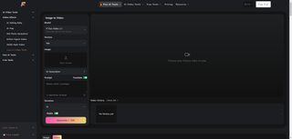 Flux Pro Web Image to Video Generator screenshot