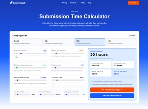 Submission Time Calculator screenshot