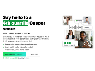 CasperPractice: AI tutor for the CASPer test screenshot