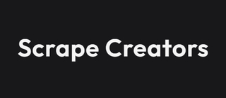 Scrape creators screenshot