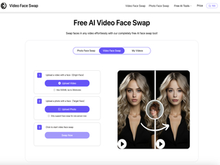 VideoFaceSwap: Free Online Face Swapping Tool screenshot