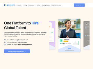 Gloroots : From hire to payroll—Gloroots powers your global team. screenshot