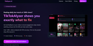 TikTokAlyzer.AI screenshot