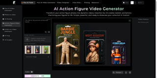 FluxAI Action Figure Generator screenshot