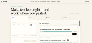 GlyphSift: A browser-local studio to style text and inspect the Unicode underneath screenshot