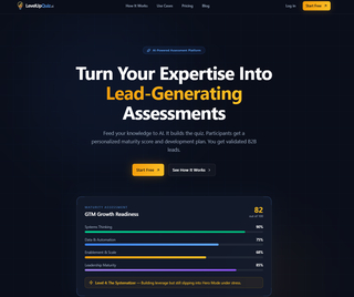 LevelUpQuiz.ai screenshot