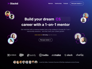 Stackd : 1-on-1 mentorship platform for GTM folk screenshot
