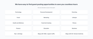 Places to Guest Post screenshot