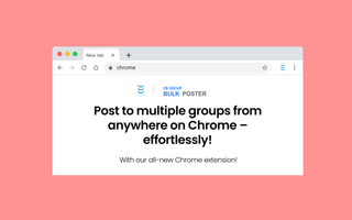 FB Group Bulk Poster screenshot