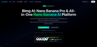 Bimg AI: Nano Banana AI Platform screenshot