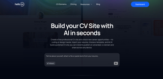 Hello.cv screenshot