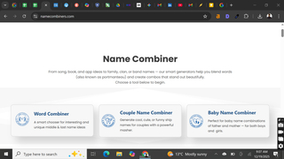 Name Combiner screenshot