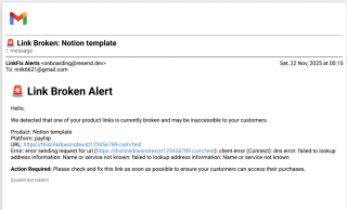 linkfix screenshot