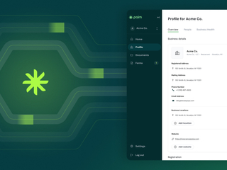 Palm: AI small business filing assistant and identity wallet screenshot