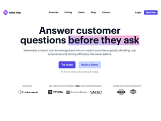 Inline Help screenshot