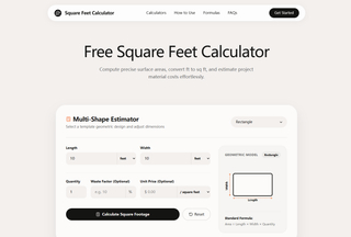 Square Feet Calculator screenshot