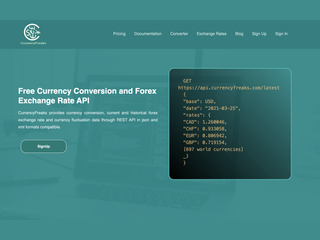 CurrencyFreaks screenshot