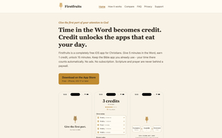 Firstfruits screenshot