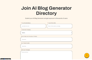 AI Blog Generators screenshot