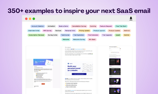 SaaSEmails screenshot