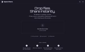 SpectrShare.com screenshot