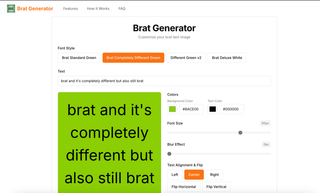 Brat Generator screenshot