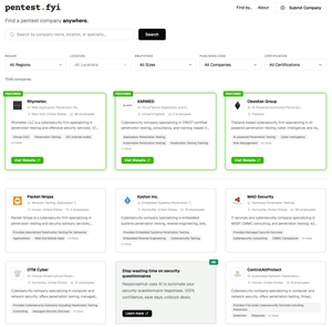 Pentest.fyi screenshot
