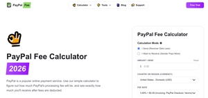 PaypalfeeCalculator screenshot
