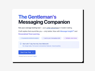 Composed : AI reply coach for dating—flirty, confident, grounded responses. screenshot