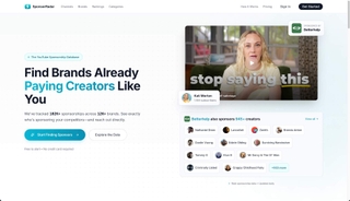 SponsorRadar screenshot