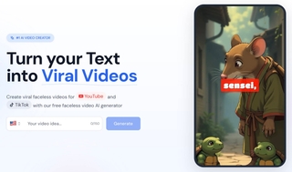 FacelessVideos APP screenshot