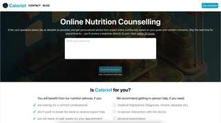 Caloriot screenshot