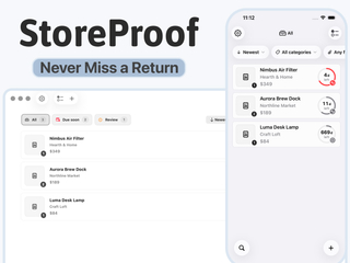 StoreProof screenshot