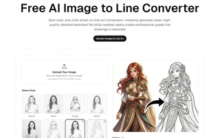 AI Image to Line Converter screenshot