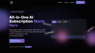 AiZolo – All-in-One AI Workspace & Subscription Platform screenshot