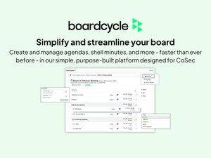 boardcycler: Board meeting automation platform screenshot