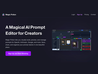 Magic Potion : Visual AI Prompt Editor screenshot