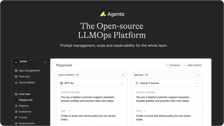 Agenta screenshot