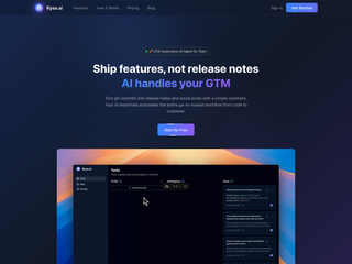 Rysa AI : AI GTM Automation Agent screenshot